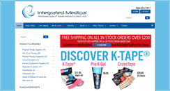 Desktop Screenshot of integratedmedicalonline.com